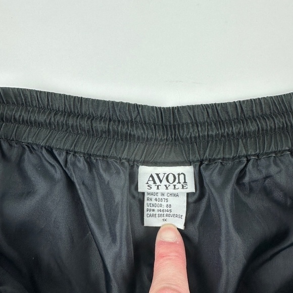 Avon Style Athletic Pants Womens 1X Black - Picture 2 of 10